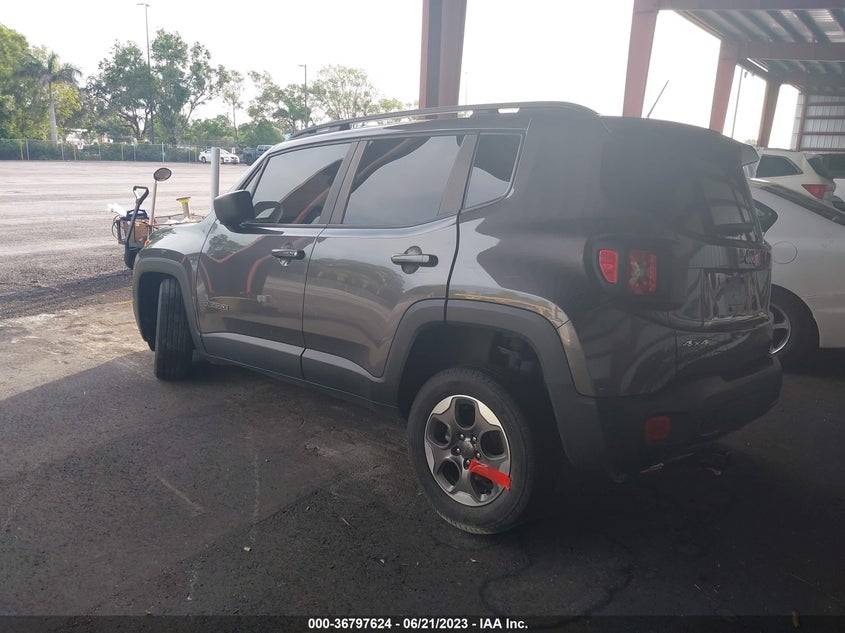 VIN ZACCJBAB2HPE45531 2017 JEEP RENEGADE SPORT
