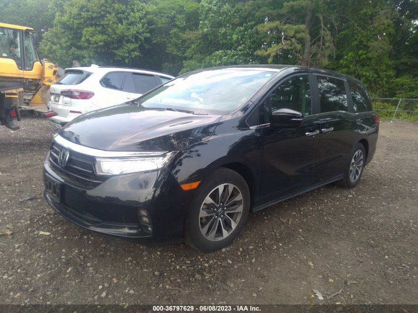 2021 HONDA ODYSSEY EX-L - 5FNRL6H70MB027726