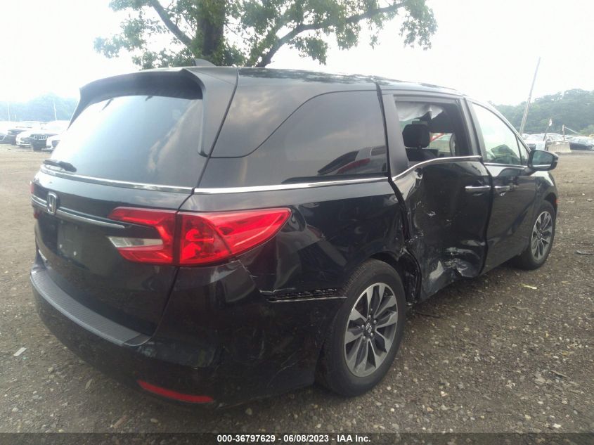 2021 HONDA ODYSSEY EX-L - 5FNRL6H70MB027726