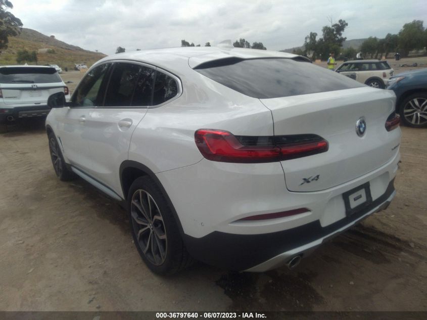 2021 BMW X4 XDRIVE30I - 5UX2V1C07M9G49387