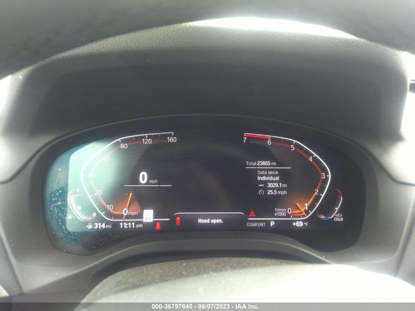 2021 BMW X4 XDRIVE30I - 5UX2V1C07M9G49387