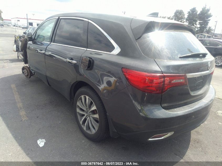 2014 ACURA MDX TECH PKG - 5FRYD4H41EB042755