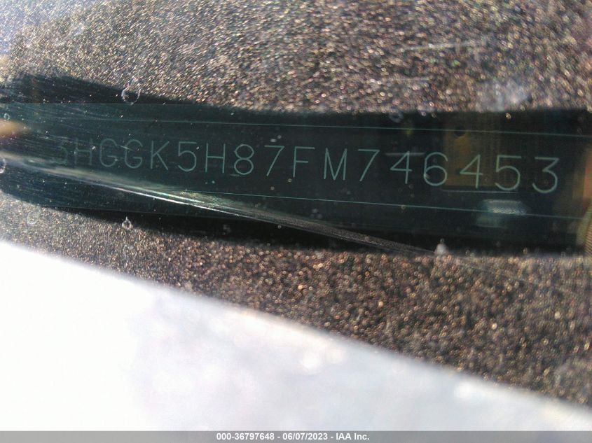 2015 HONDA FIT EX/EXL - 3HGGK5H87FM746453
