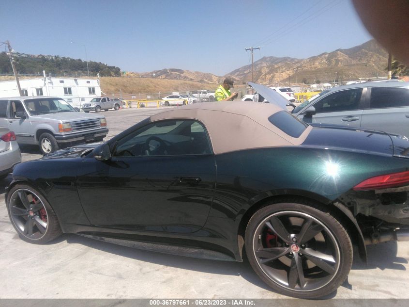 2016 JAGUAR F-TYPE R - SAJWJ6HL1GMK34029
