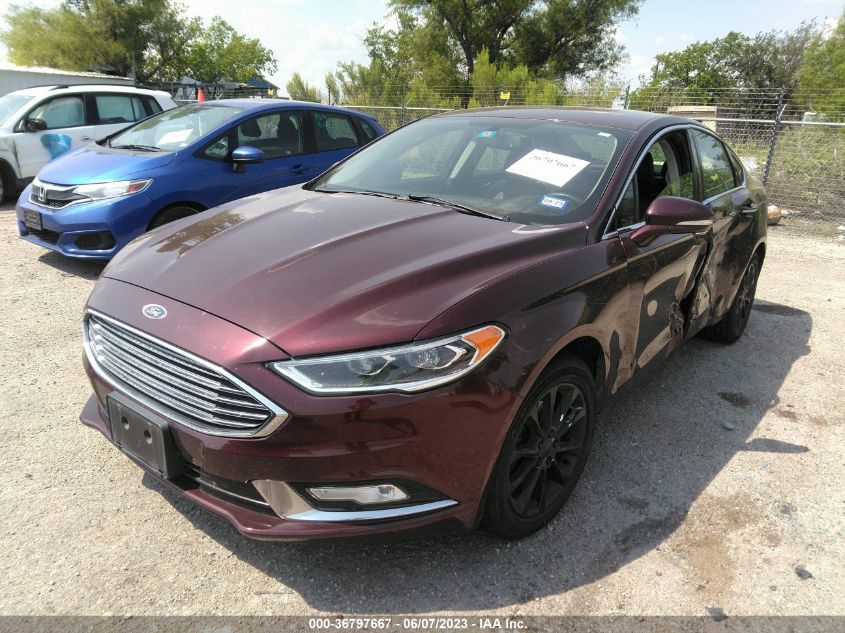 3FA6P0HD1HR156806 2017 FORD FUSION, photo no. 2