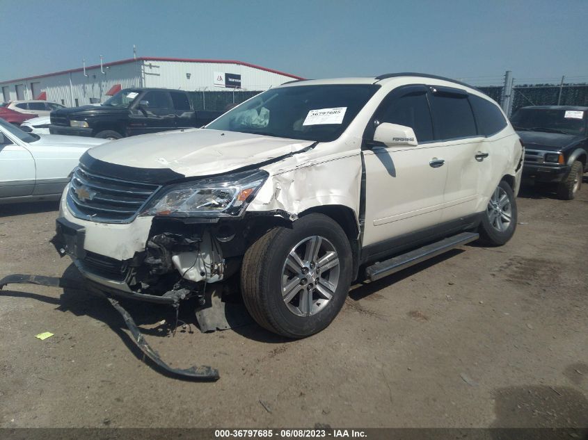 2015 CHEVROLET TRAVERSE LT - 1GNKRHKD0FJ155560