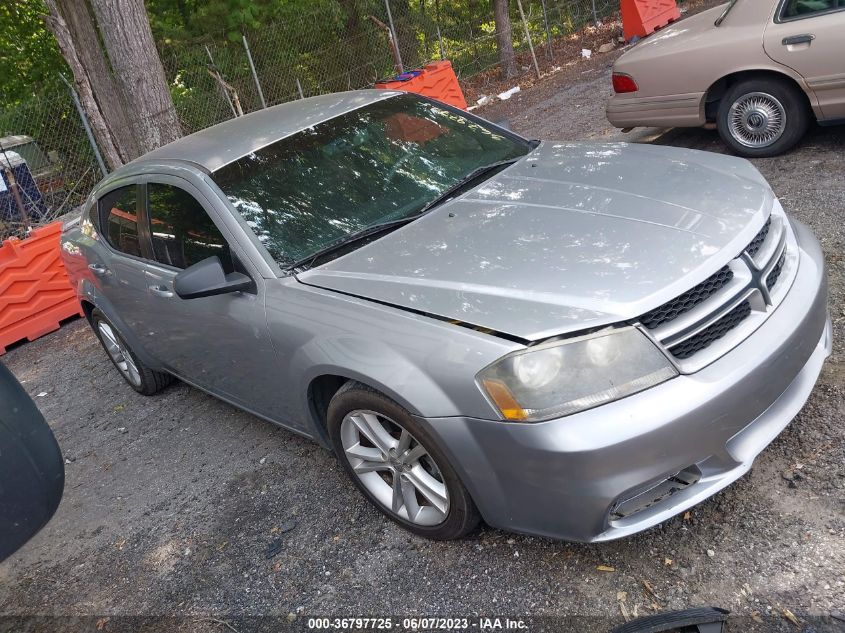 2014 DODGE AVENGER SE - 1C3CDZABXEN116780