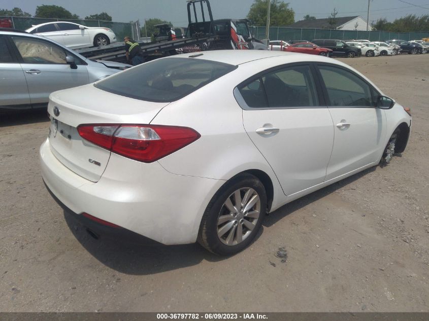 2015 KIA FORTE EX - KNAFX4A89F5317737
