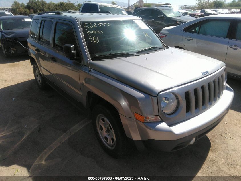 2016 JEEP PATRIOT SPORT - 1C4NJPBA6GD628732