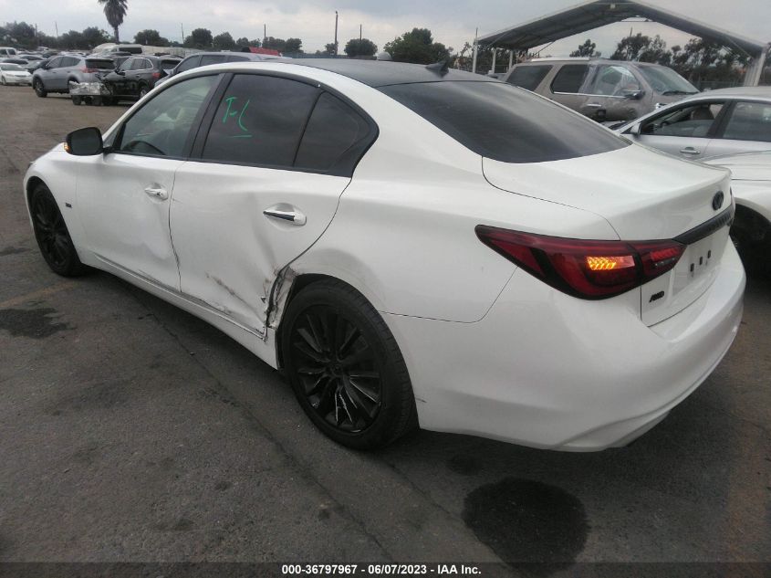2018 INFINITI Q50 3.0T LUXE - JN1EV7AR1JM441954