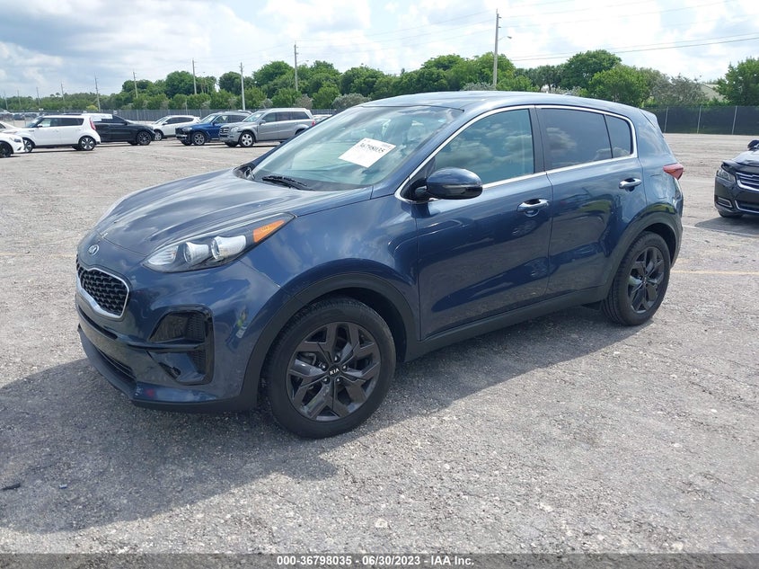 VIN KNDPM3AC8N7988415 2022 KIA SPORTAGE LX