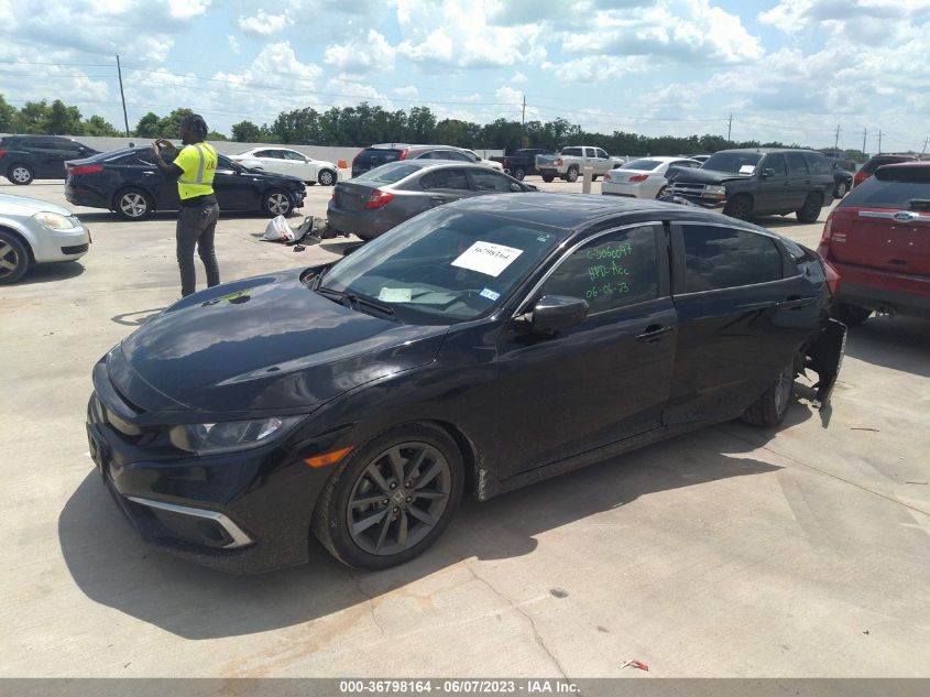 2019 HONDA CIVIC SEDAN EX-L - JHMFC1F70KX005560