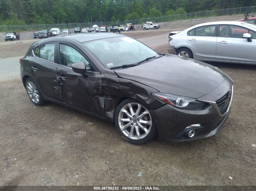 2015 MAZDA MAZDA3 S GRAND TOURING - JM1BM1M33F1253727