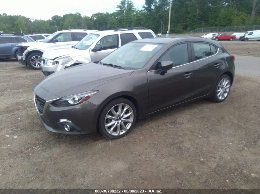 2015 MAZDA MAZDA3 S GRAND TOURING - JM1BM1M33F1253727