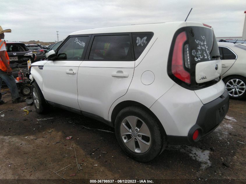 2016 KIA SOUL BASE - KNDJN2A2XG7254799