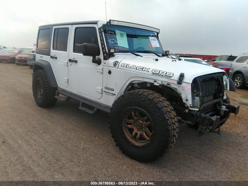 VIN 1C4BJWDG4JL938633 2018 JEEP WRANGLER JK UNLIMITED SPORT S