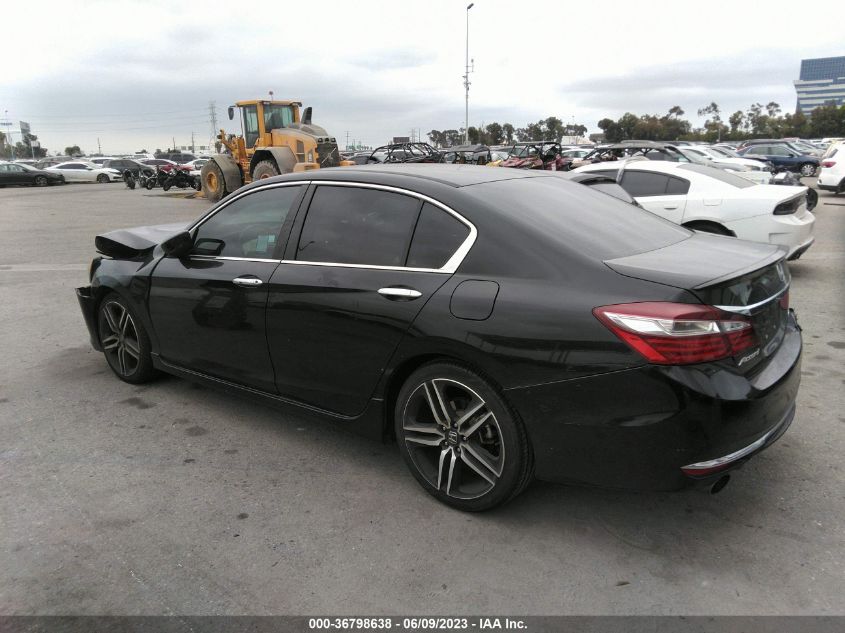 2017 HONDA ACCORD SEDAN SPORT - 1HGCR2F50HA039339
