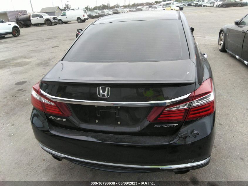 2017 HONDA ACCORD SEDAN SPORT - 1HGCR2F50HA039339