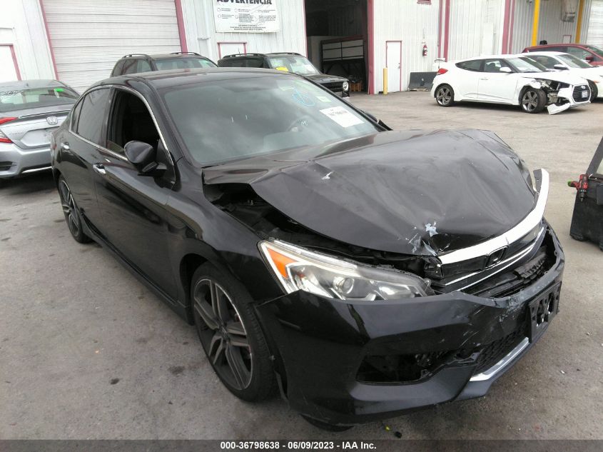 2017 HONDA ACCORD SEDAN SPORT - 1HGCR2F50HA039339