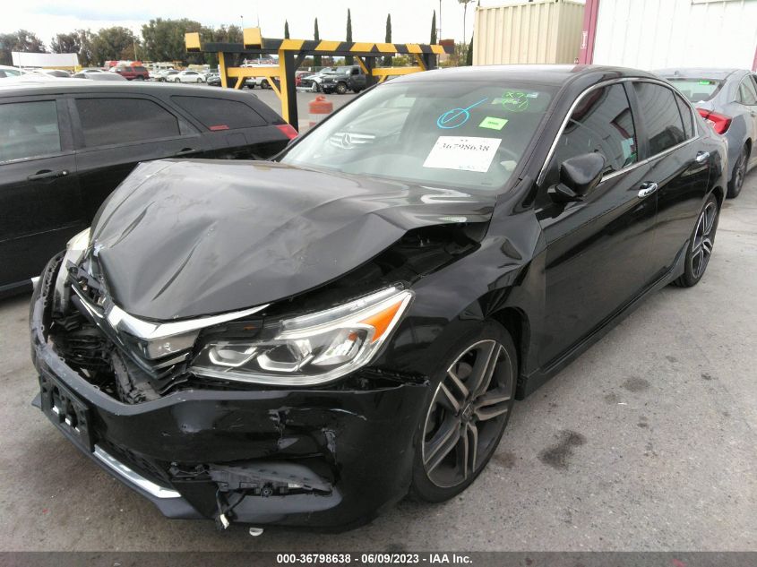 2017 HONDA ACCORD SEDAN SPORT - 1HGCR2F50HA039339