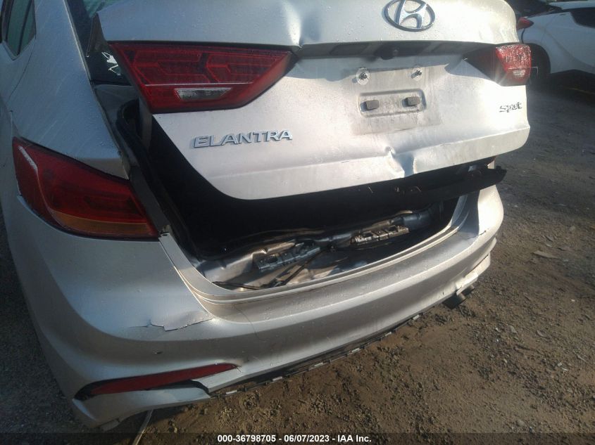 2018 HYUNDAI ELANTRA SPORT - KMHD04LB5JU720986
