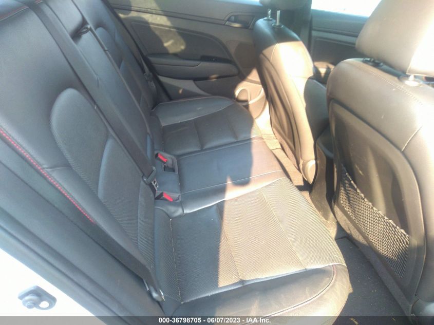 2018 HYUNDAI ELANTRA SPORT - KMHD04LB5JU720986
