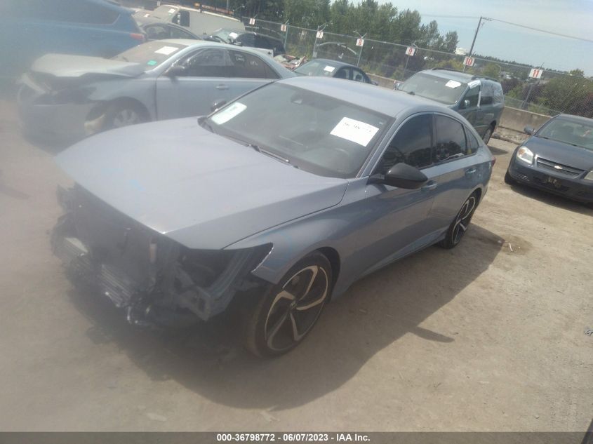 2022 HONDA ACCORD SEDAN SPORT - 1HGCV1F31NA013865