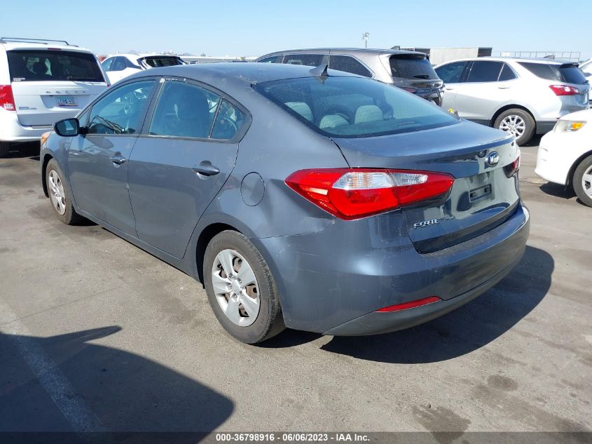 2016 KIA FORTE LX - KNAFX4A60G5536649
