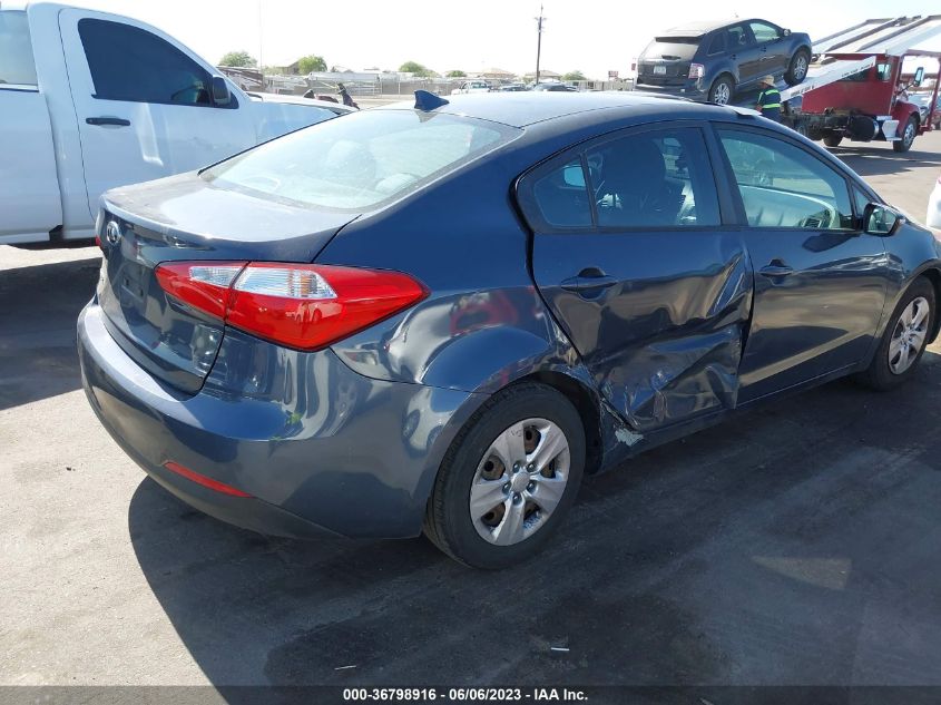 2016 KIA FORTE LX - KNAFX4A60G5536649