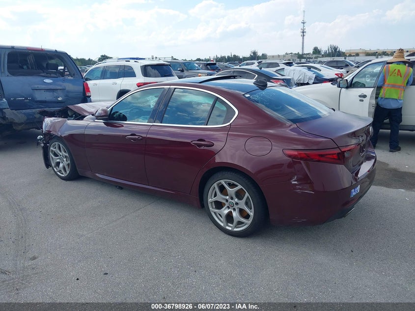 VIN ZARFAMBN5K7609902 2019 ALFA ROMEO GIULIA TI