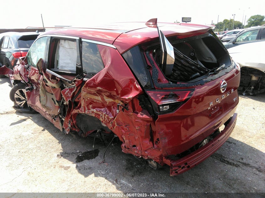 VIN 5N1AT3BA8MC801195 2021 NISSAN ROGUE SV