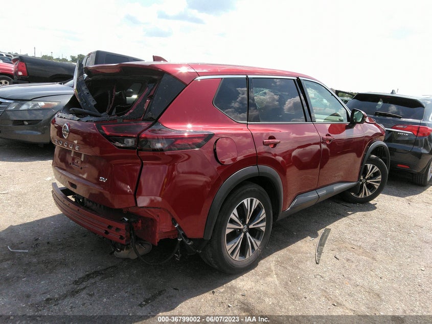 VIN 5N1AT3BA8MC801195 2021 NISSAN ROGUE SV