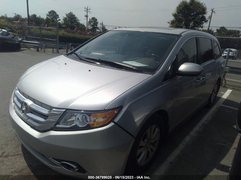 2014 HONDA ODYSSEY EX-L - 5FNRL5H61EB116689