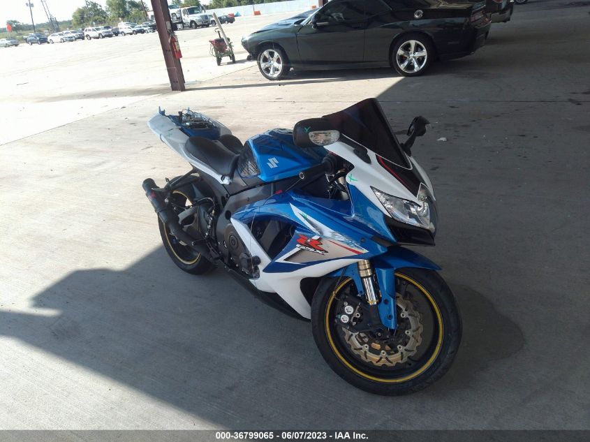 2009 SUZUKI GSX-R750 - JS1GR7LAX92100765
