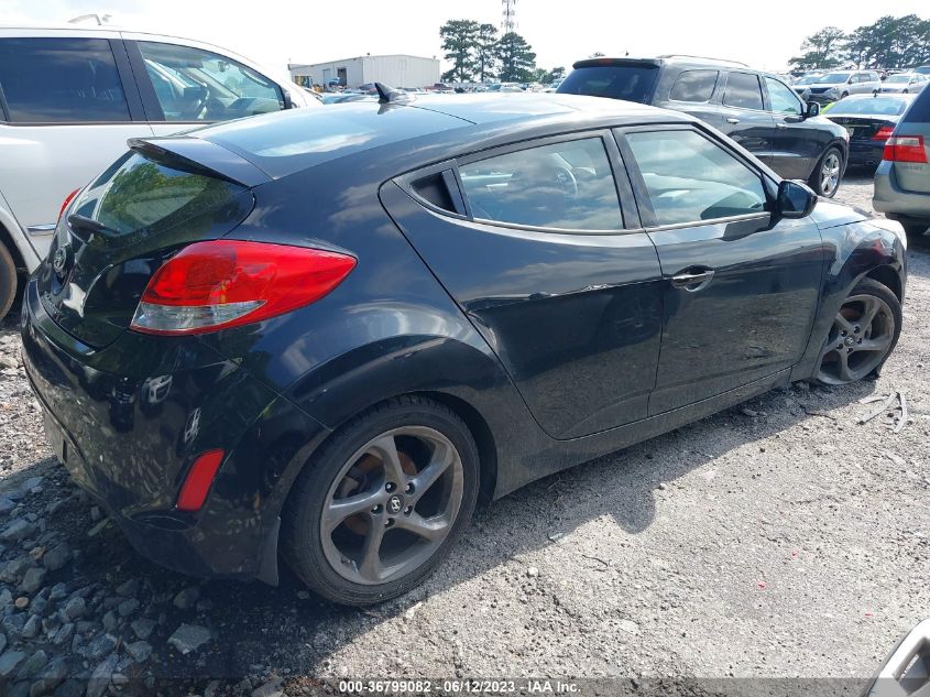 2013 HYUNDAI VELOSTER W/RED INT - KMHTC6AD5DU166260