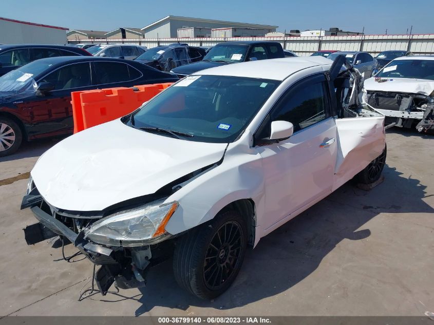 2015 NISSAN SENTRA SR/SL/S/SV/FE+ S - 3N1AB7AP0FY244090
