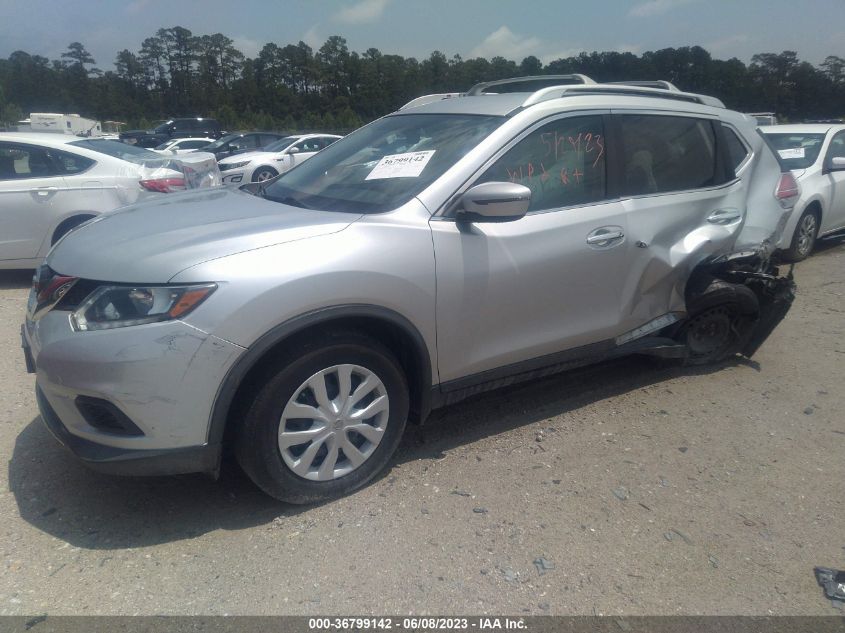 2016 NISSAN ROGUE S/SL/SV - KNMAT2MV5GP676538