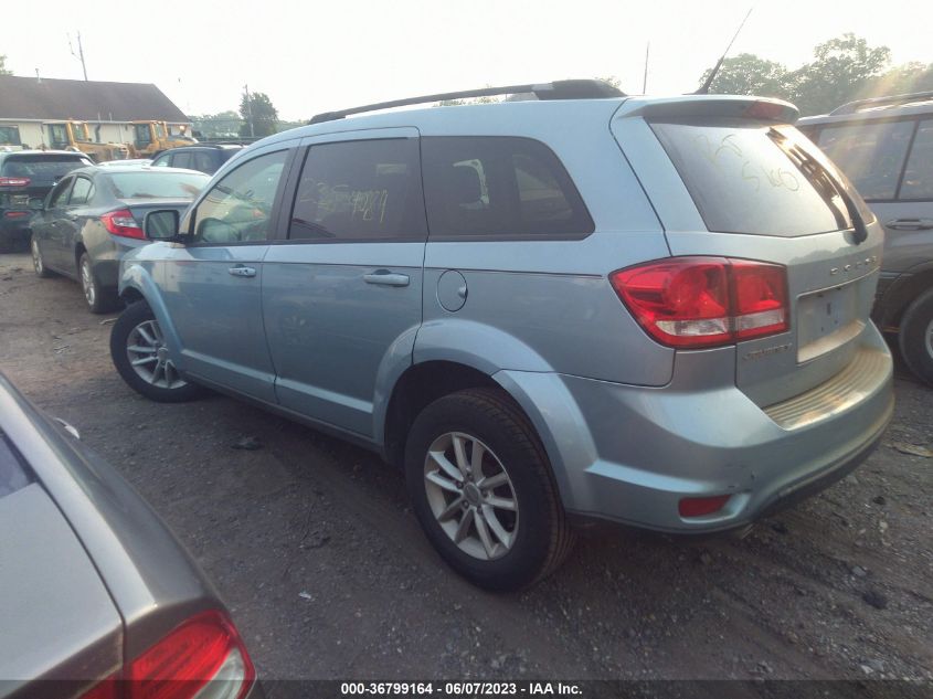 2013 DODGE JOURNEY SXT - 3C4PDCBG0DT636988