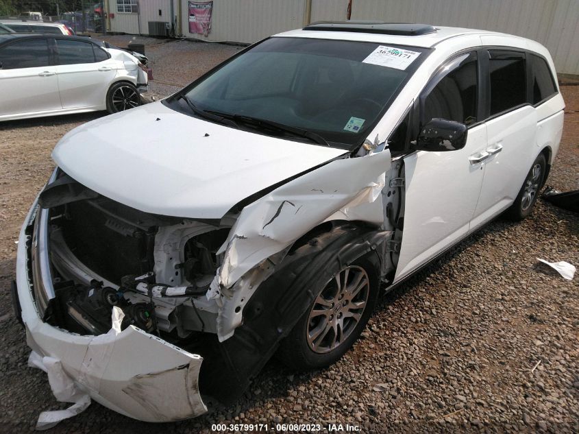 2013 HONDA ODYSSEY EX-L - 5FNRL5H61DB049235