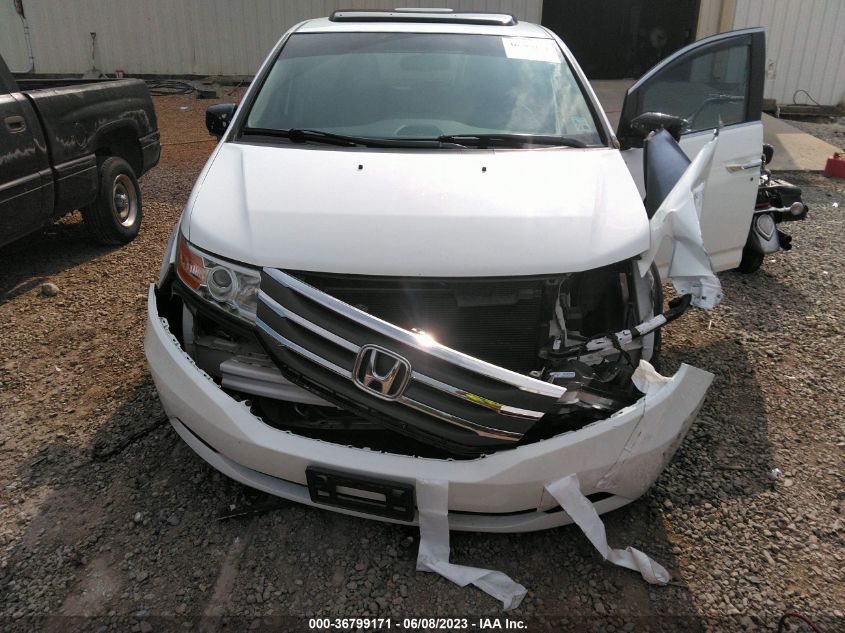 2013 HONDA ODYSSEY EX-L - 5FNRL5H61DB049235