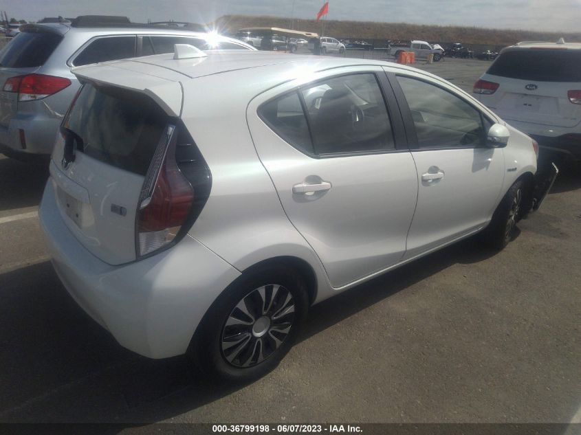 2015 TOYOTA PRIUS C ONE/TWO/THREE/FOUR - JTDKDTB37F1109158