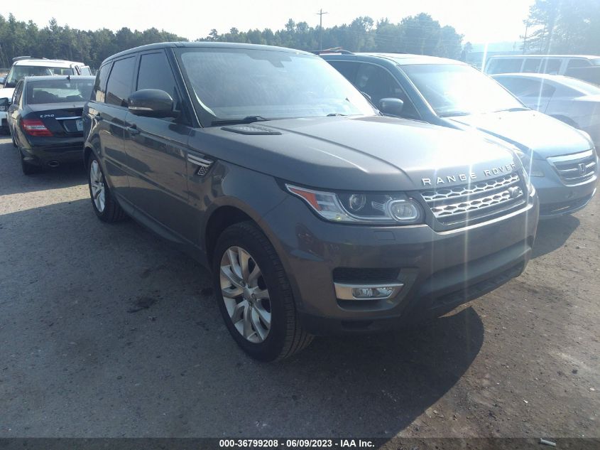 2016 LAND ROVER RANGE ROVER SPORT V6 HSE - SALWR2PFXGA660114