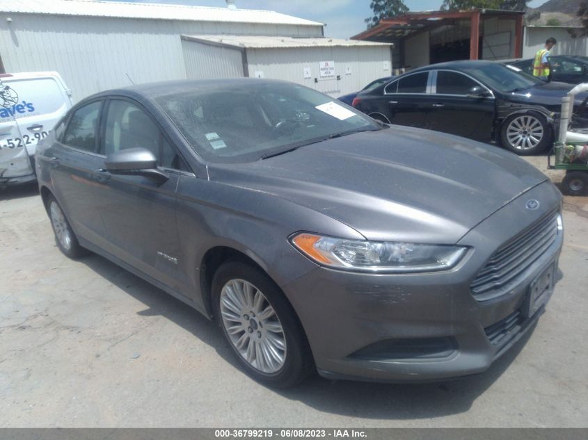 2014 FORD FUSION S HYBRID - 3FA6P0UU8ER337564