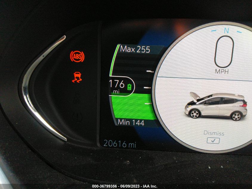 2020 CHEVROLET BOLT EV PREMIER 1G1FZ6S07L4109559