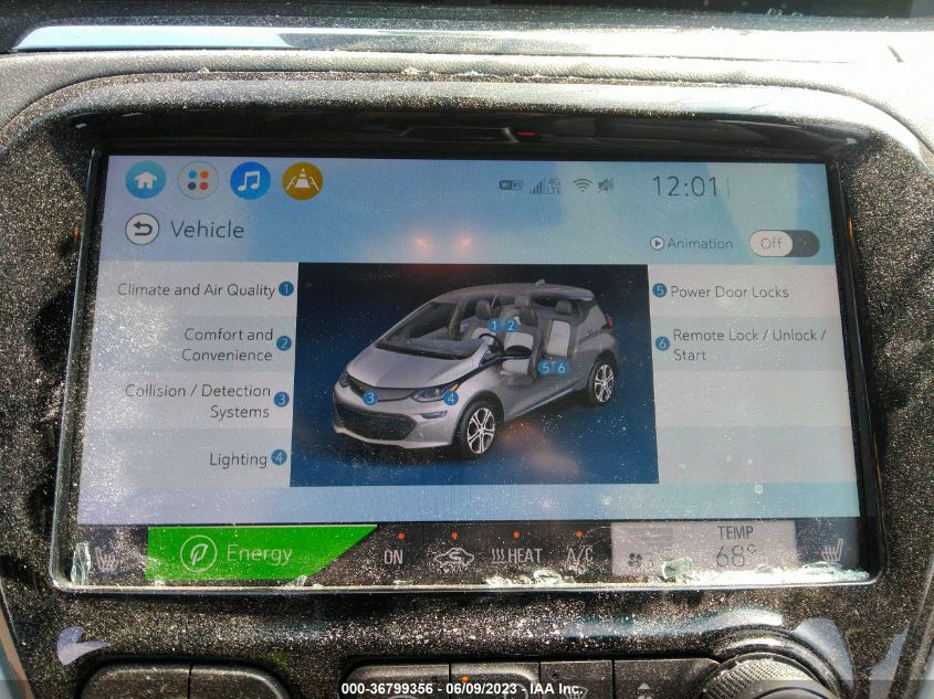 2020 CHEVROLET BOLT EV PREMIER 1G1FZ6S07L4109559