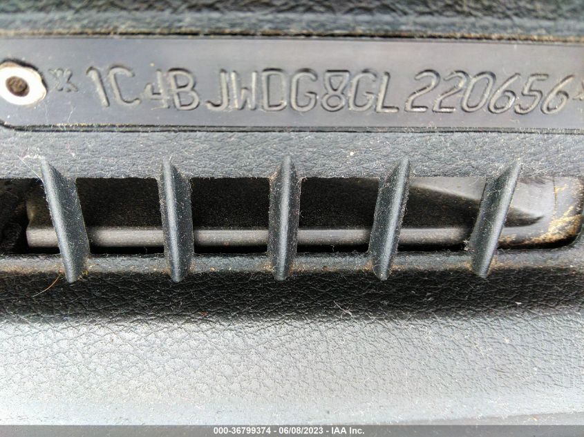 2016 JEEP WRANGLER UNLIMITED SPORT - 1C4BJWDG8GL220656