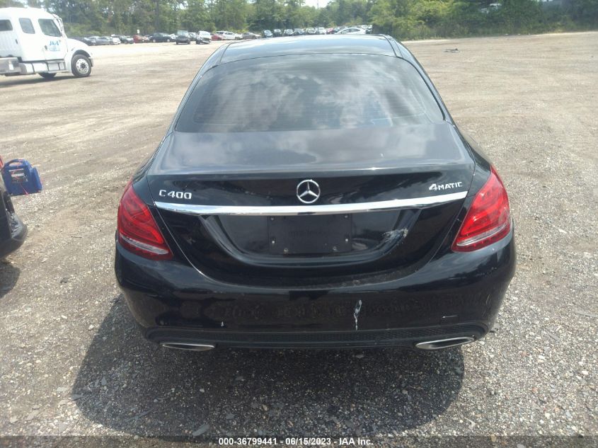 2015 MERCEDES-BENZ C-CLASS C 400 - 55SWF6GBXFU016086