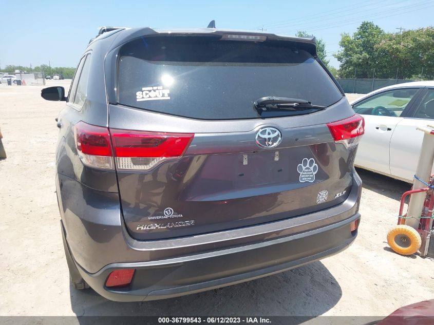 2019 TOYOTA HIGHLANDER XLE - 5TDKZRFH7KS570805