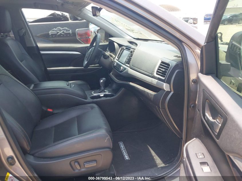 2019 TOYOTA HIGHLANDER XLE - 5TDKZRFH7KS570805