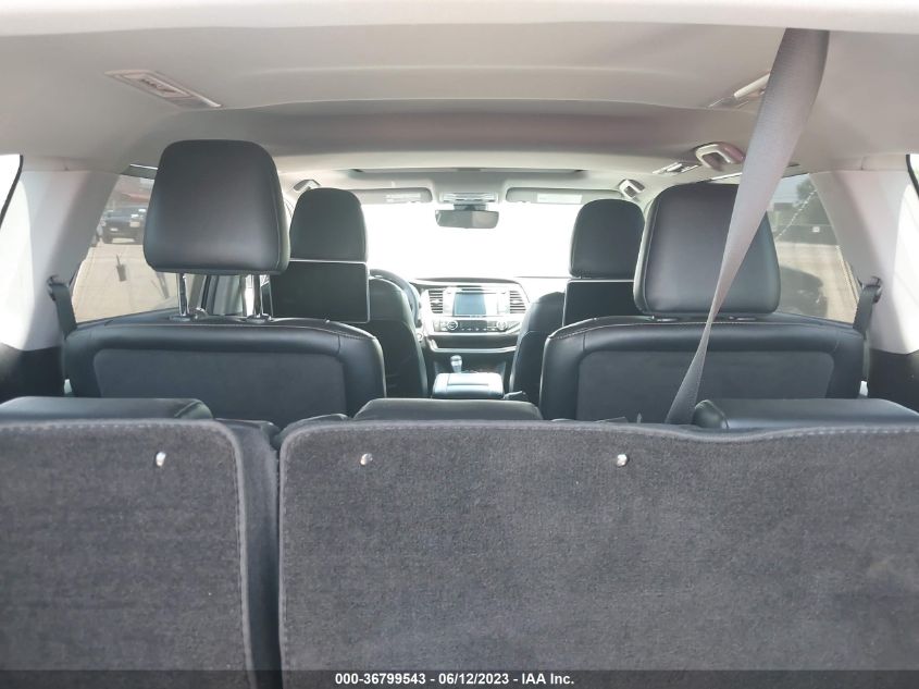2019 TOYOTA HIGHLANDER XLE - 5TDKZRFH7KS570805